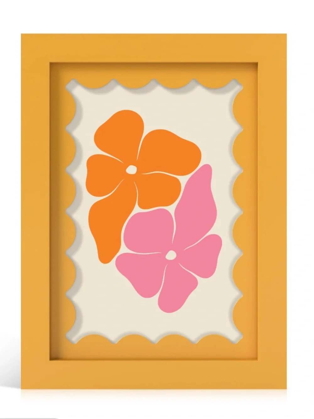 Wood & Glass Picture Frame with Mat 5x7” GOLD